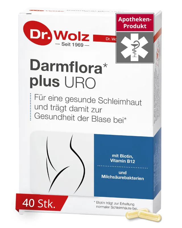 dr-wolz-darmflora-plus-uro-kapseln-40-st-ck-blase-schleimhaut image 1
