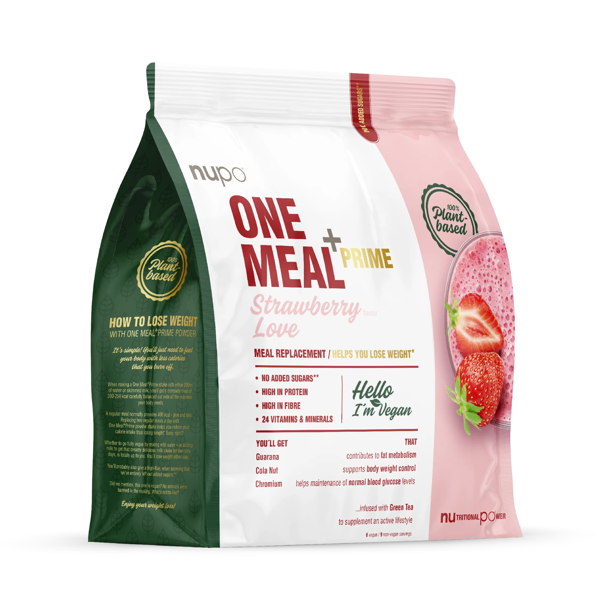 nupo-one-meal-vegan-strawberry-love-veganes-mahlzeitenersatzpulver image 1