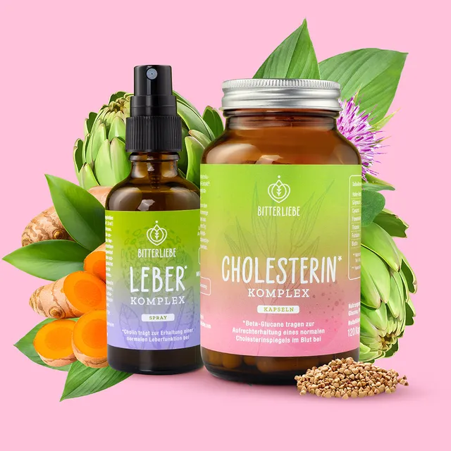 bitterliebe-vitalstoff-duo-cholesterin-und-leber-komplex-kapseln image 1