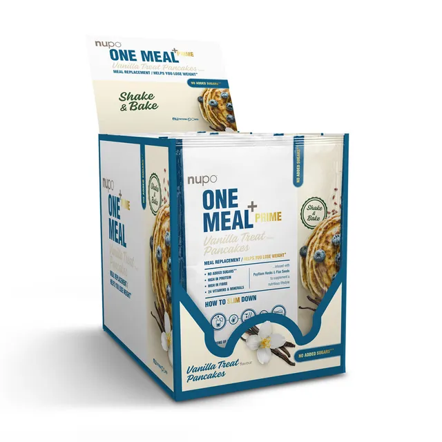 nupo-one-meal-pancakes-vanilla-treat-mahlzeitenersatz-pulver-shake-n-bake image 1