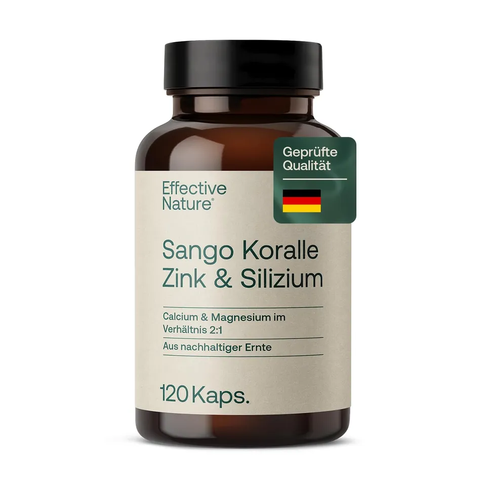 effective-nature-sango-meereskoralle-zink-und-silizium-kapseln-hochdosiert-vegan image 1