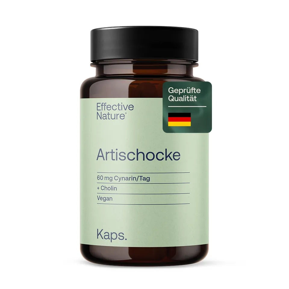 effective-nature-artischocke-kapseln-mit-cholin-vegan-90-kapseln image 1