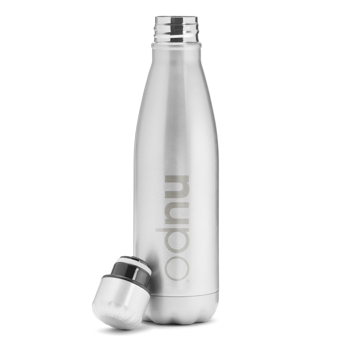 nupo-wasserflasche-edelstahl-500-ml-silber-isolierflasche image 3