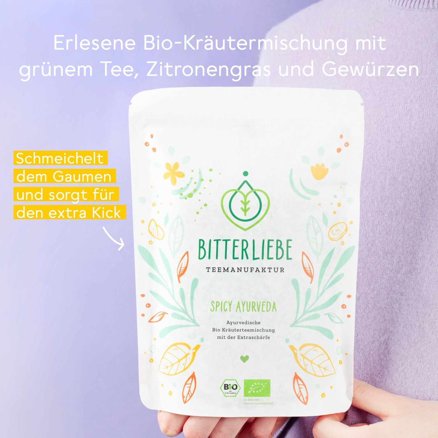 bitterliebe-spicy-ayurveda-kr-ftiger-bio-tee-kr-utertee-einzelsorte image 8