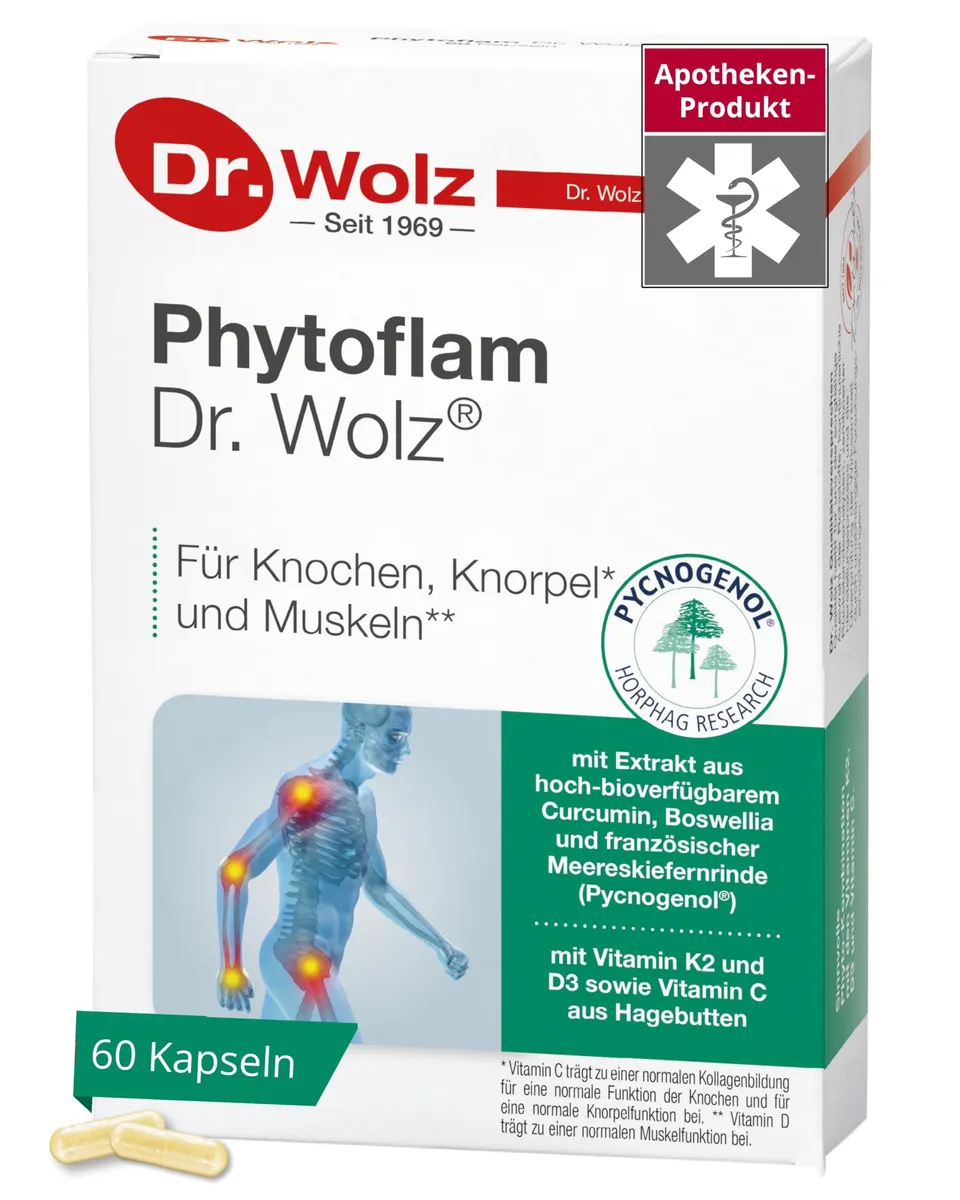 dr-wolz-phytoflam-curcumin-boswellia-pycnogenol-k2-d3-60-st-ck image 1