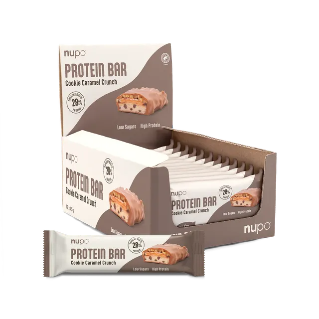 nupo-snack-proteinriegel-cookie-caramel-crunch-12-st-ck-zuckerarm image 1