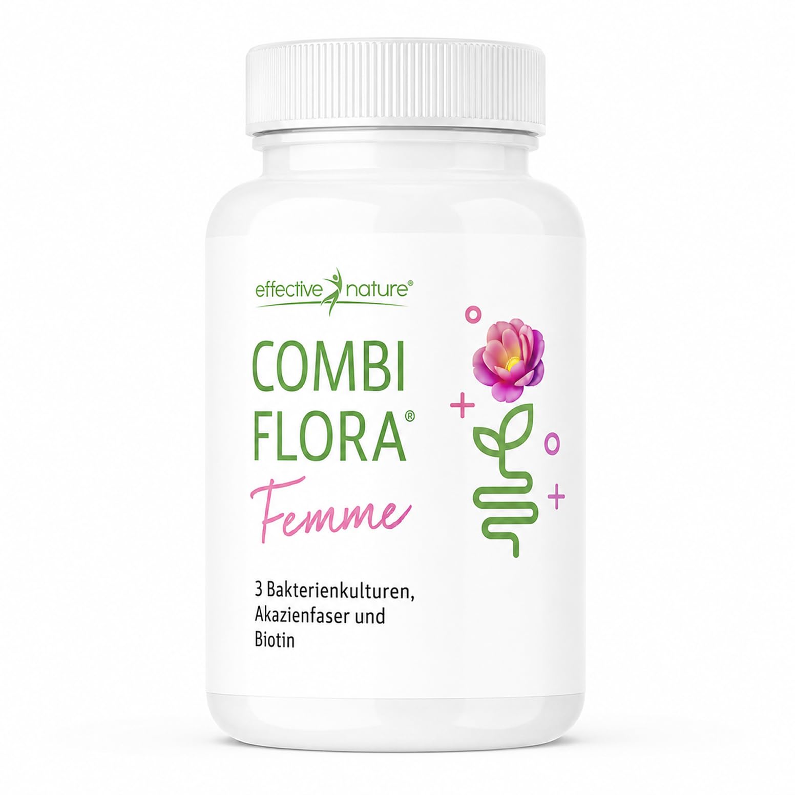 effective-nature-combi-flora-femme-milchs-urebakterien-kapseln-vegan image 1