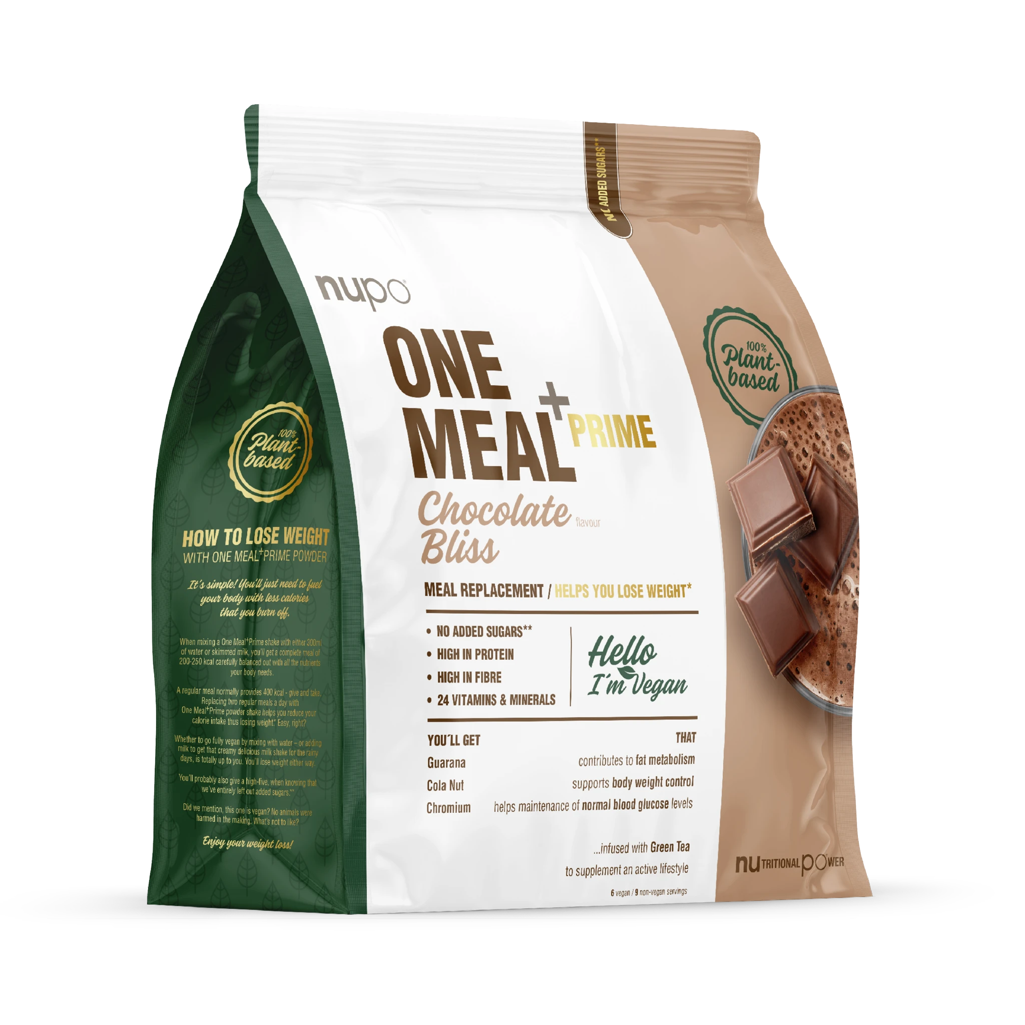 nupo-one-meal-vegan-chocolate-bliss-veganes-mahlzeitenersatzpulver image 1