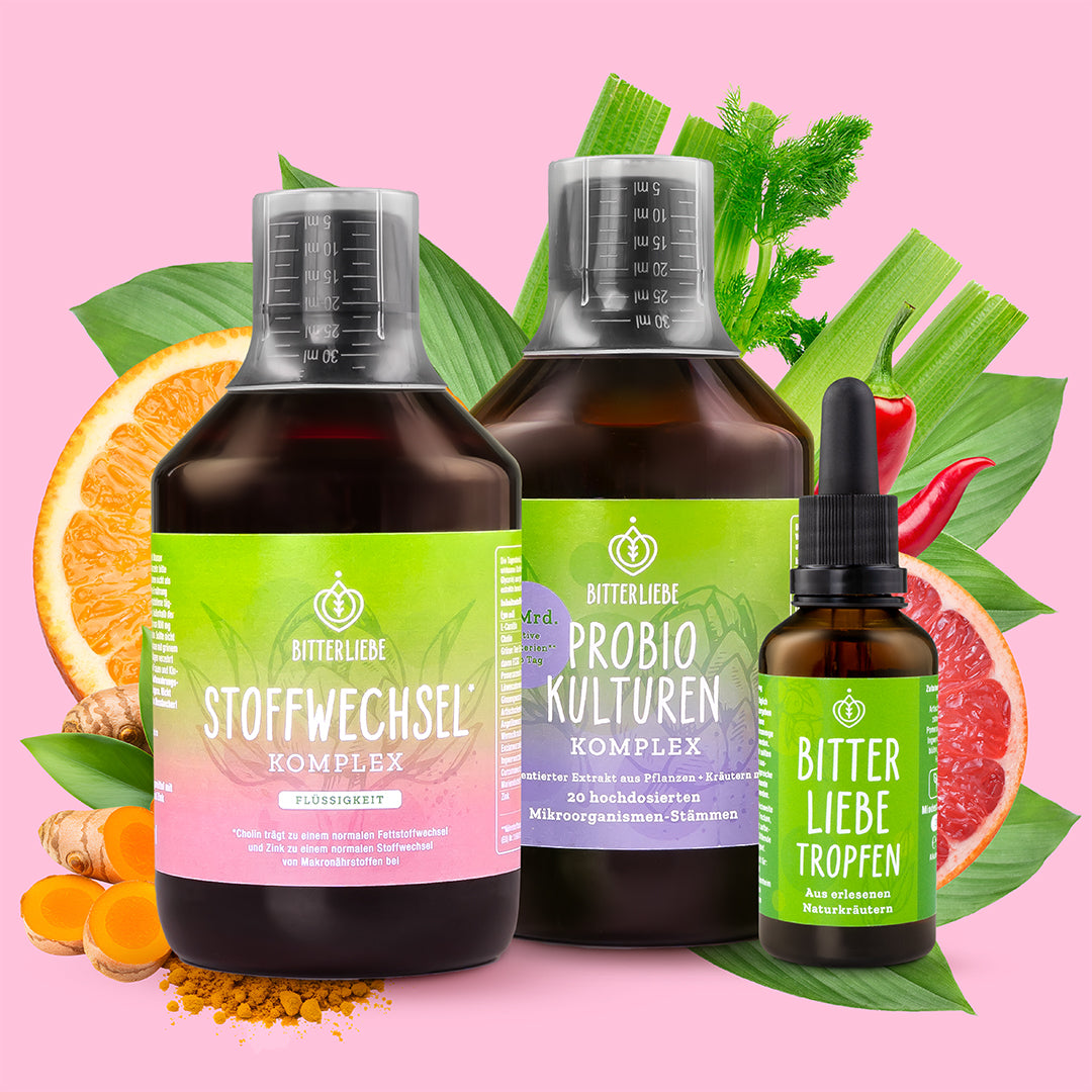 bitterliebe-abnehm-boost-paket-tropfen-50ml-shot-500ml-probio-500ml image 1
