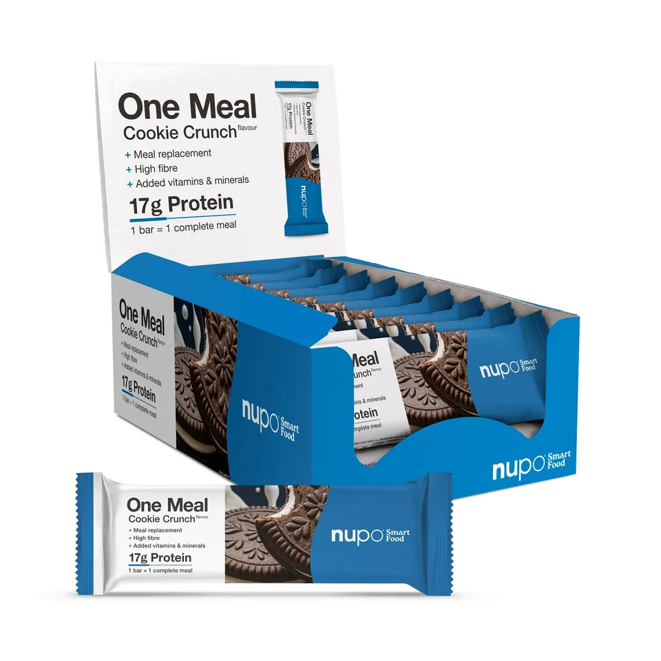 nupo-one-meal-riegel-cookie-crunch-15-st-ck-mahlzeitenersatz-mit-ballaststoffen image 1