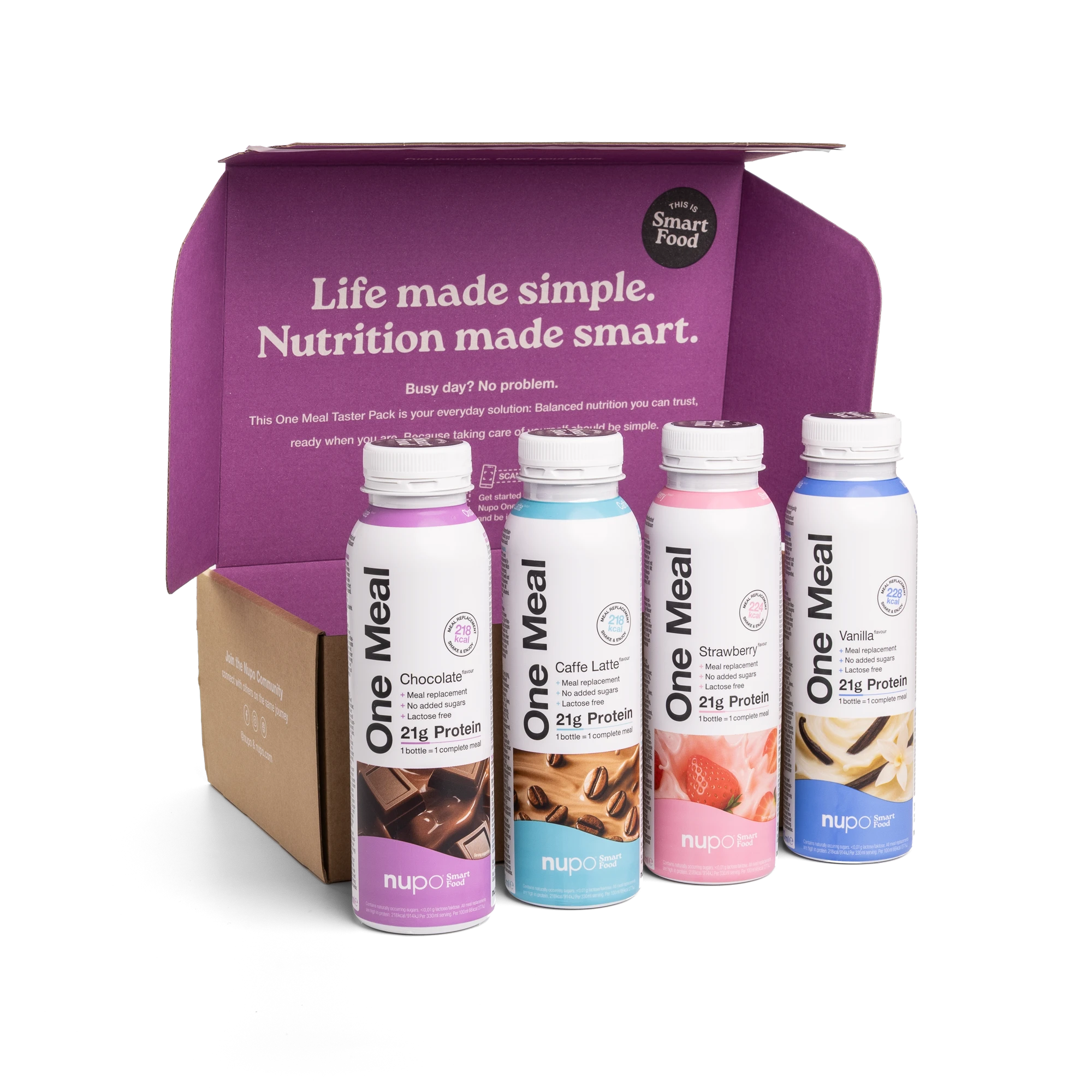 nupo-one-meal-probierpaket-trinkfertige-shakes-4x-sorten-rtd image 1