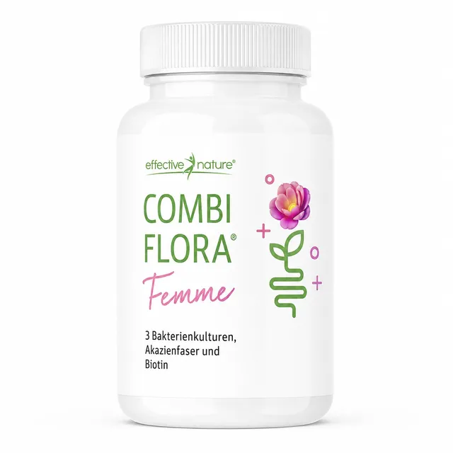 effective-nature-combi-flora-femme-milchs-urebakterien-kapseln-vegan image 1