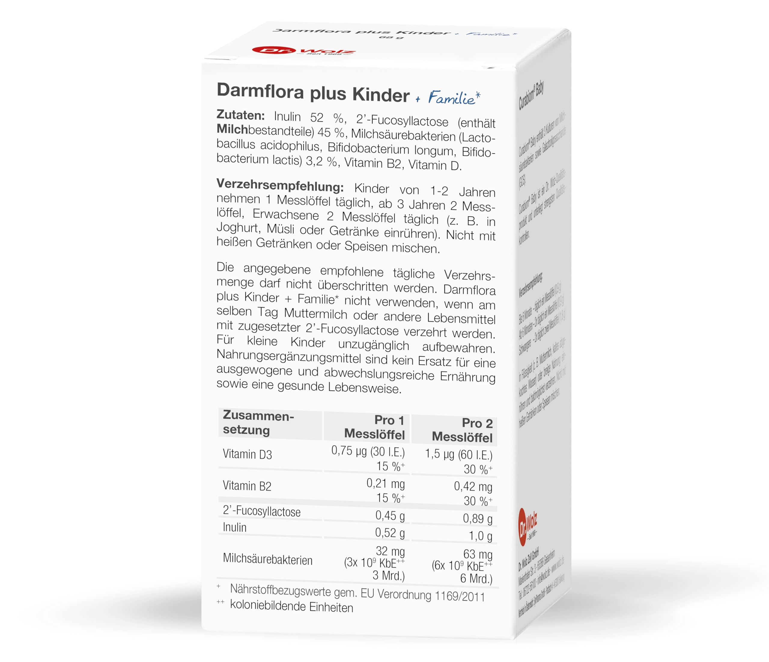dr-wolz-darmflora-plus-kinder-familie-pulver-mit-hmo-2-fucosyllactose-68-g-doppe image 2