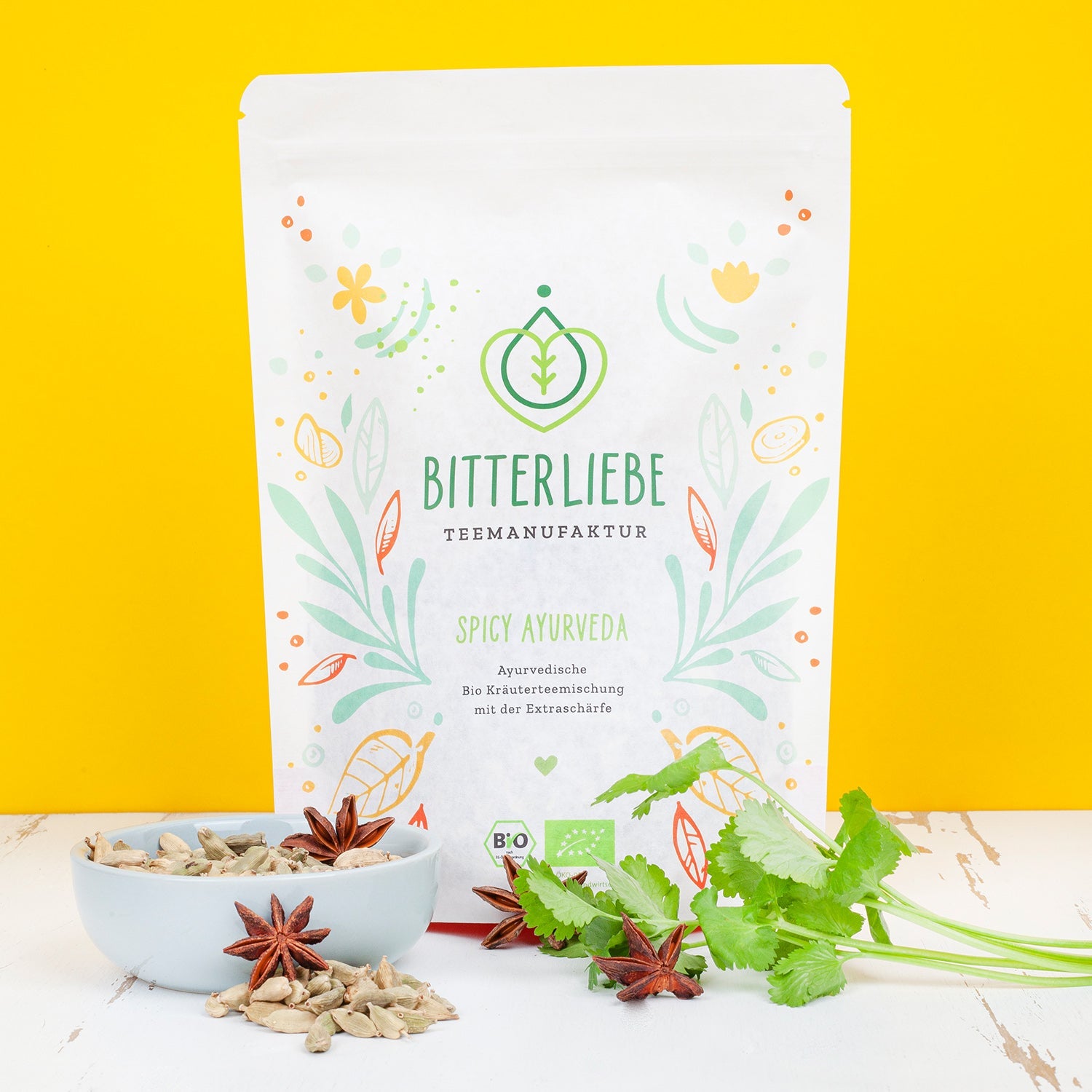 bitterliebe-spicy-ayurveda-kr-ftiger-bio-tee-kr-utertee-einzelsorte image 3