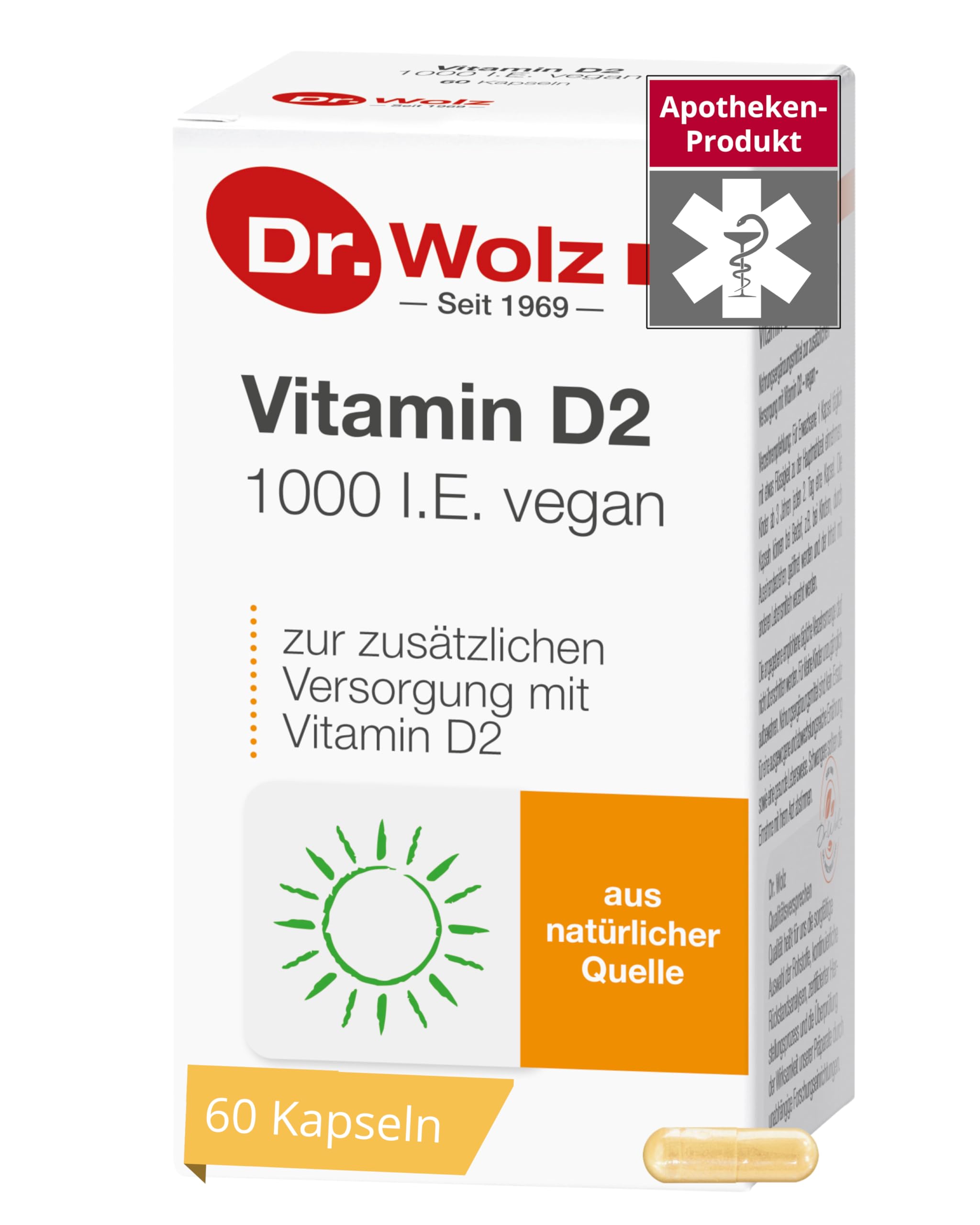 dr-wolz-vitamin-d2-1000-i-e-vegane-kapseln-60-kapseln image 1