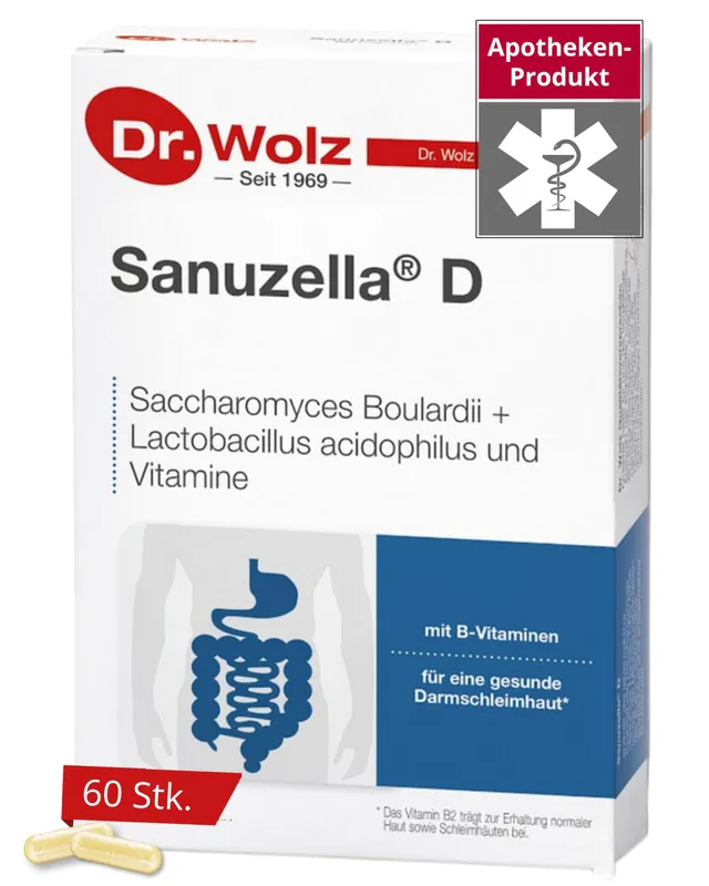 dr-wolz-sanuzella-d-spezialhefe-kapseln-s-boulardii-b-vitamine-60-st-ck image 1
