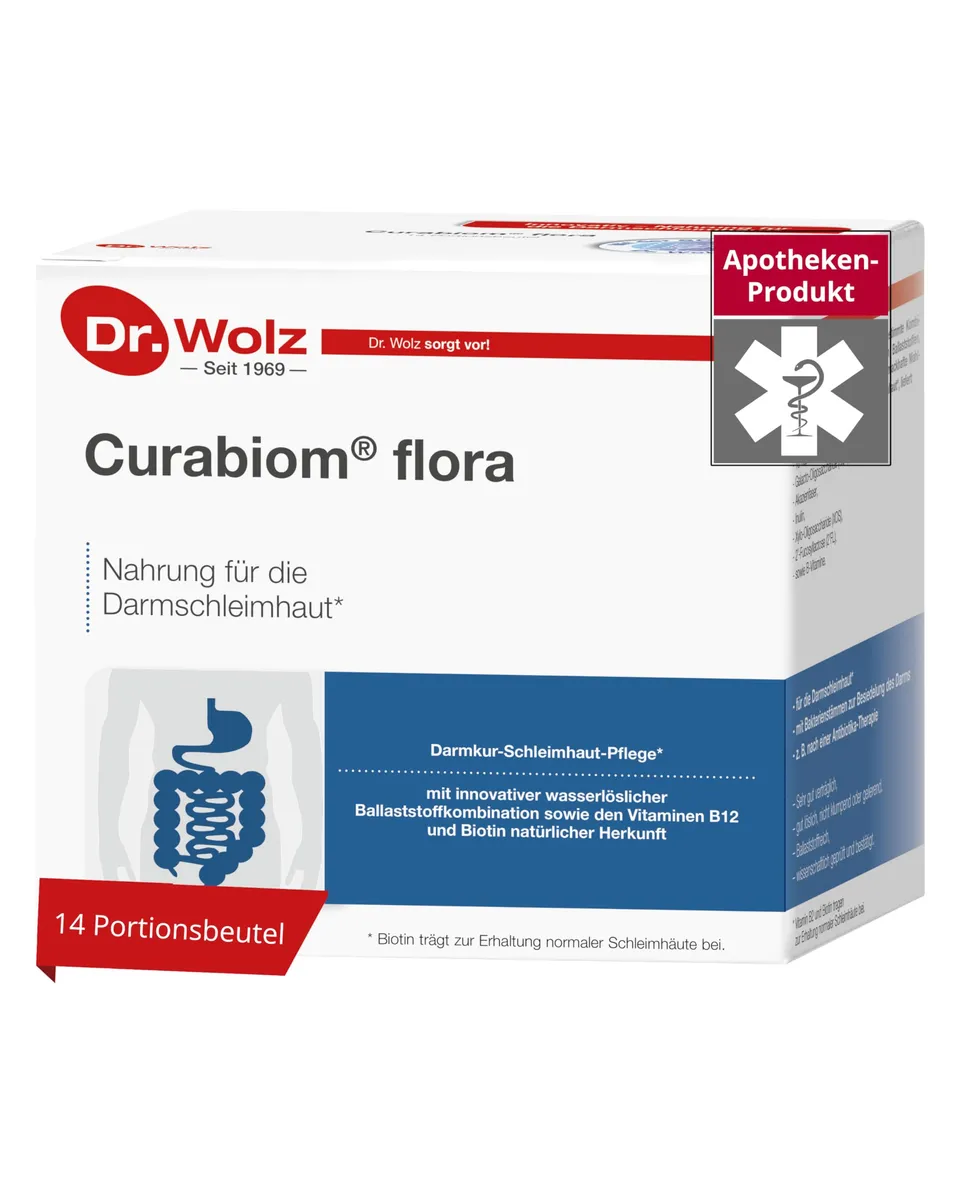 dr-wolz-curabiom-flora-pulver-f-r-die-darmschleimhaut-14-beutel image 1